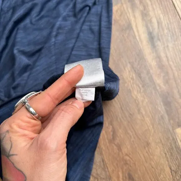 New England Patriots T-Shirt Men's Large Blue Nike On Field Long Sleeve 6196 - Picture 7 of 11